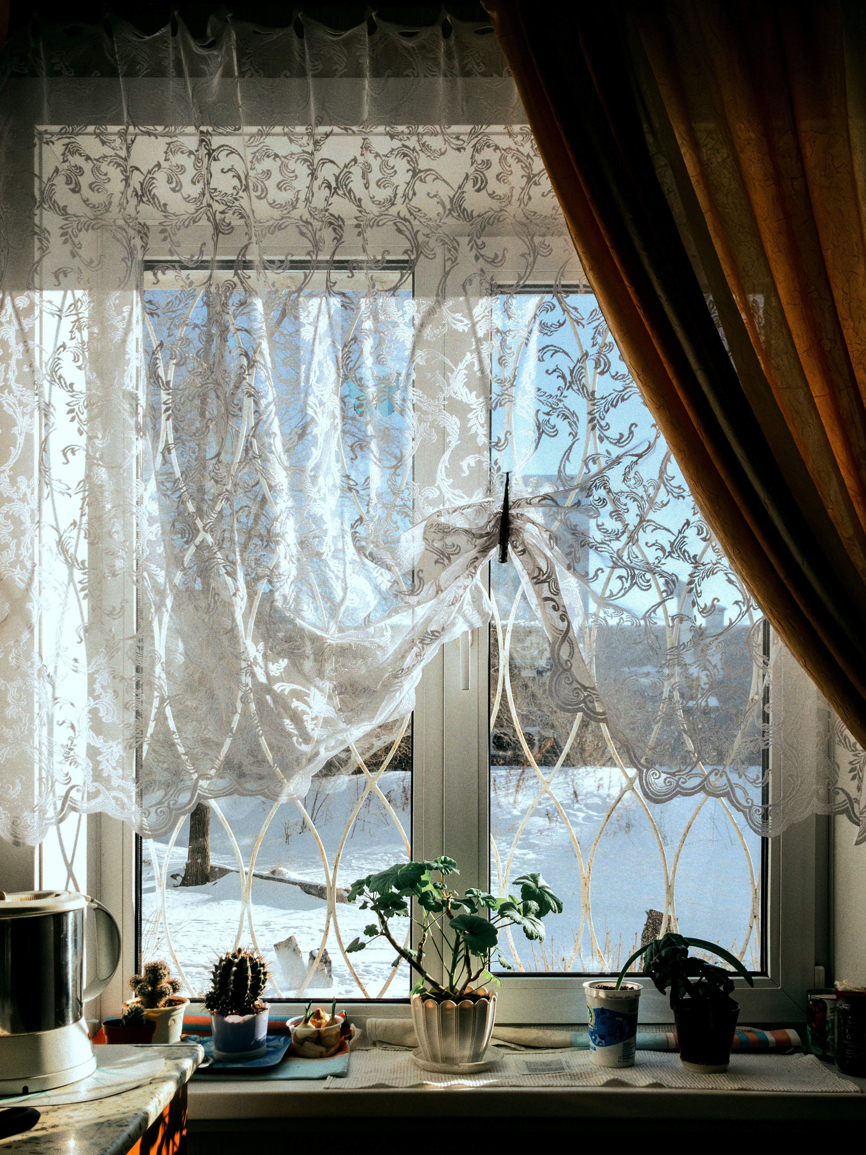 Handgewebte Vorhänge